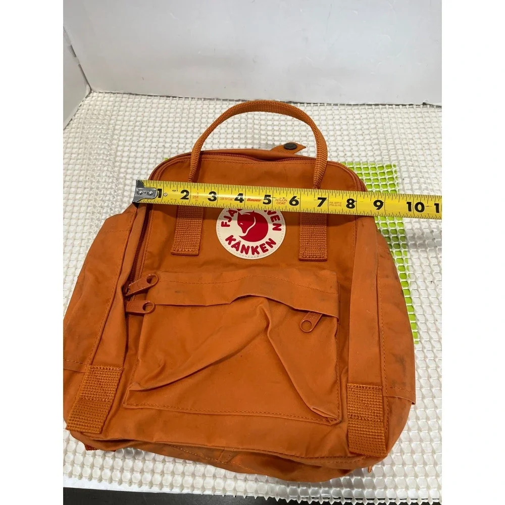 Fjallraven Kanken Mini Backpack Orange Vinylon F 23561 Everyday Bag